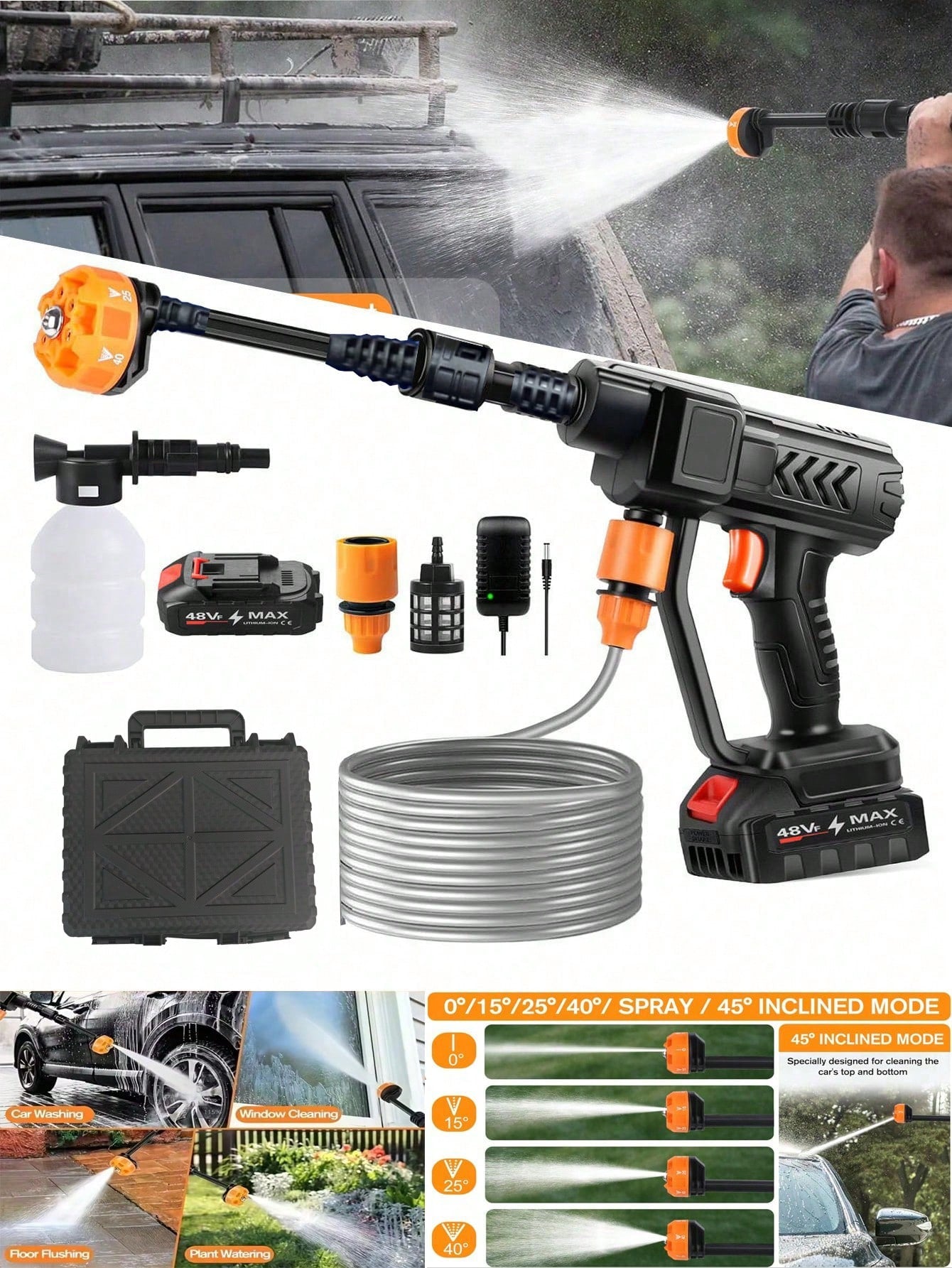 High Pressure Water Cleaning Gun