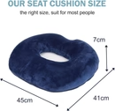 Eesyy Donut Pillow Memory Foam Seat Cushion