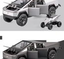 Tesla Cyber truck Pickup With Motorcycle